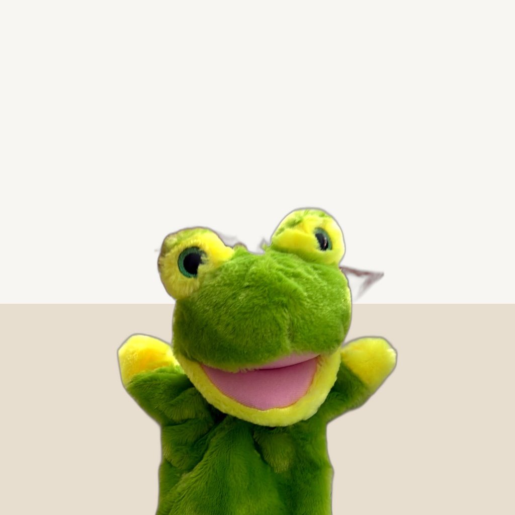 Peluş Kurbağa El Kuklası
