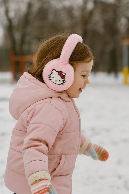 Hello Kitty Kürk Kulaklık